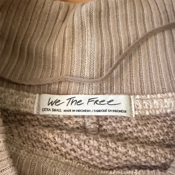 We The Free Cowl Neck Sweater - Taupe - Picture 3 of 4